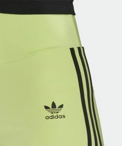 Women’s Adidas Originals Adicolor Primeblue Biker Shorts Lime GREEN -Women Shop Women sadidasOriginalsAdicolorPrimeblueBikerShortsLimeHE0407 5