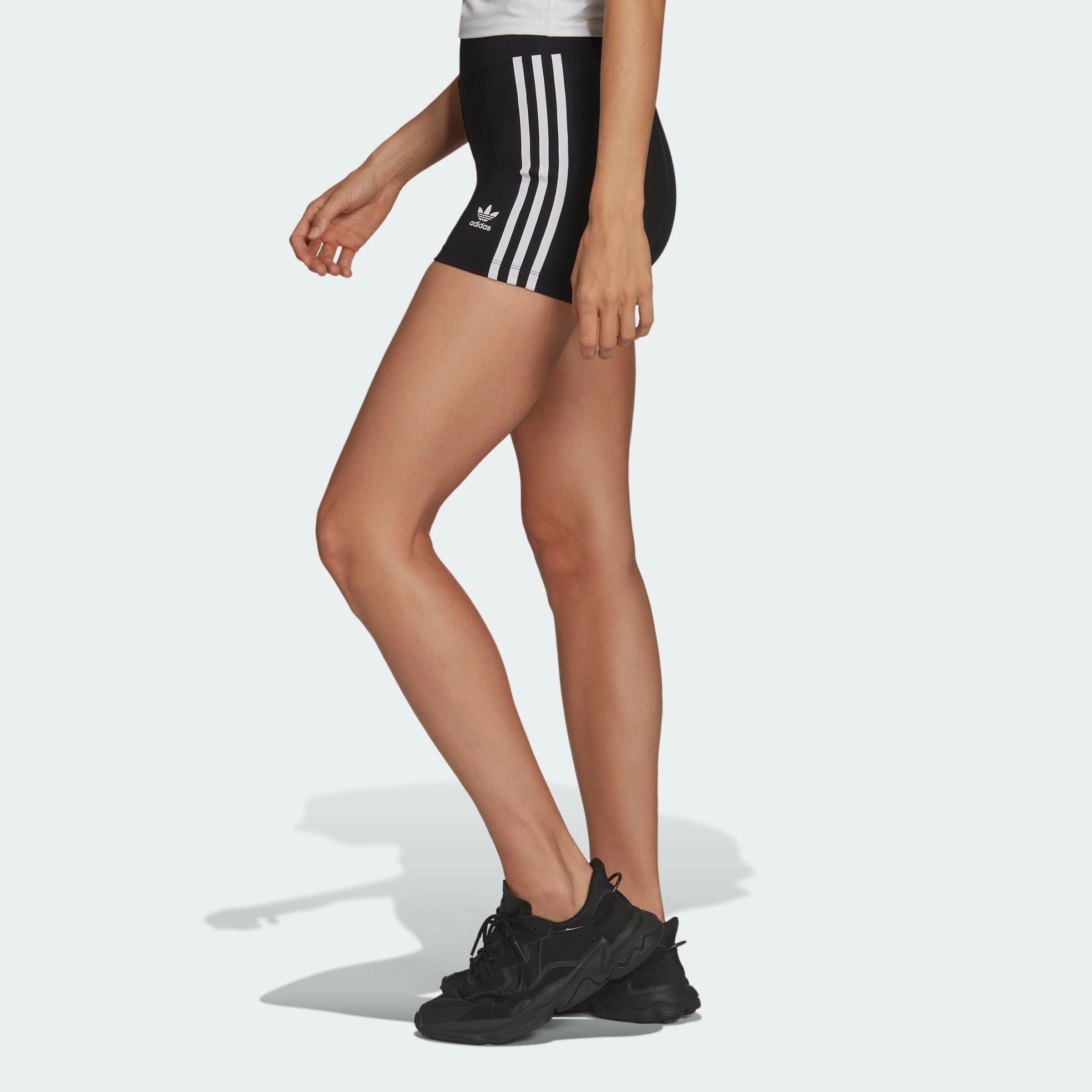 Women’s Adidas Originals Adicolor Traceable Shorts Black BLACK 5 Women’s Adidas Originals Adicolor Traceable Shorts Black BLACK - Image 3