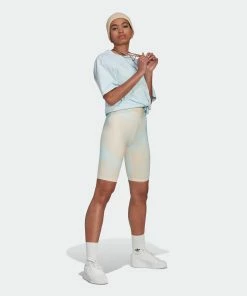 Women's Adidas Originals Allover Print Biker Shorts Almost Blue LIGHT BLUE 11 Women's Adidas Originals Allover Print Biker Shorts Almost Blue LIGHT BLUE -Women Shop Women sadidasOriginalsAlloverPrintBikerShortsAlmostBlueHL6602 5