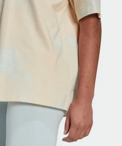 Women's Adidas Originals Allover Print Tee Almost Blue BLUE 15 Women's Adidas Originals Allover Print Tee Almost Blue BLUE -Women Shop Women sadidasOriginalsAlloverPrintTeeAlmostBlueHL6598 7