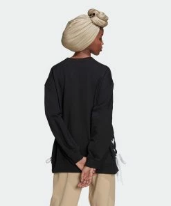 Women's Adidas Originals Always Original Laced Crew Sweatshirt BLACK -Women Shop Women sadidasOriginalsAlwaysOriginalLacedCrewSweatshirtHK5055 4