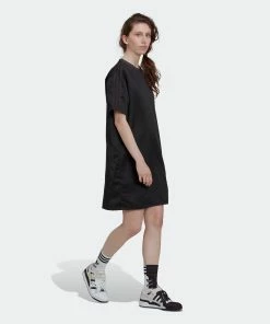 Women's Adidas Originals Always Original Laced Tee Dress BLACK 12 Women's Adidas Originals Always Original Laced Tee Dress BLACK -Women Shop Women sadidasOriginalsAlwaysOriginalLacedTeeDressHK5079 6