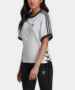 Women's Adidas Originals Always Original Laced Tee WHITE -Women Shop Women sadidasOriginalsAlwaysOriginalLacedTeeHK5062 3