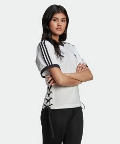 Women's Adidas Originals Always Original Laced Tee WHITE -Women Shop Women sadidasOriginalsAlwaysOriginalLacedTeeHK5062 5