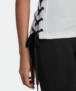 Women's Adidas Originals Always Original Laced Tee WHITE -Women Shop Women sadidasOriginalsAlwaysOriginalLacedTeeHK5062 7