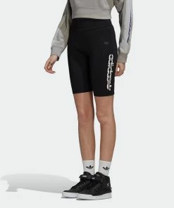Women's Adidas Originals Biker Shorts Black BLACK -Women Shop Women sadidasOriginalsBikerShortsBlackHF2141 2