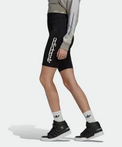 Women's Adidas Originals Biker Shorts Black BLACK -Women Shop Women sadidasOriginalsBikerShortsBlackHF2141 4