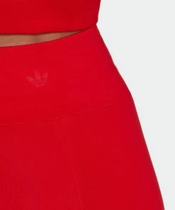 Women's Adidas Originals Biker Shorts Vivid Red RED 13 Women's Adidas Originals Biker Shorts Vivid Red RED -Women Shop Women sadidasOriginalsBikerShortsVividRedHK5171 7