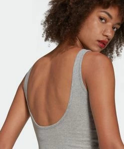 Women's Adidas Originals Essentials Rib Tank Top Grey GRAY 15 Women's Adidas Originals Essentials Rib Tank Top Grey GRAY -Women Shop Women sadidasOriginalsEssentialsRibTankTopGreyHF3398 5