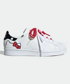 Women's Adidas Originals Hello Kitty Superstar Shoes WHITE -Women Shop Women sadidasOriginalsHelloKittySuperstarShoesGW7168 11