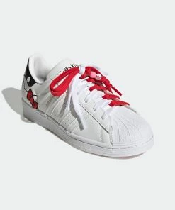 Women's Adidas Originals Hello Kitty Superstar Shoes WHITE -Women Shop Women sadidasOriginalsHelloKittySuperstarShoesGW7168 5