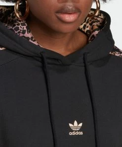 Women's Adidas Originals Hoodie Logo Black BLACK 14 Women's Adidas Originals Hoodie Logo Black BLACK -Women Shop Women sadidasOriginalsHoodieLogoBlackHK5184 6