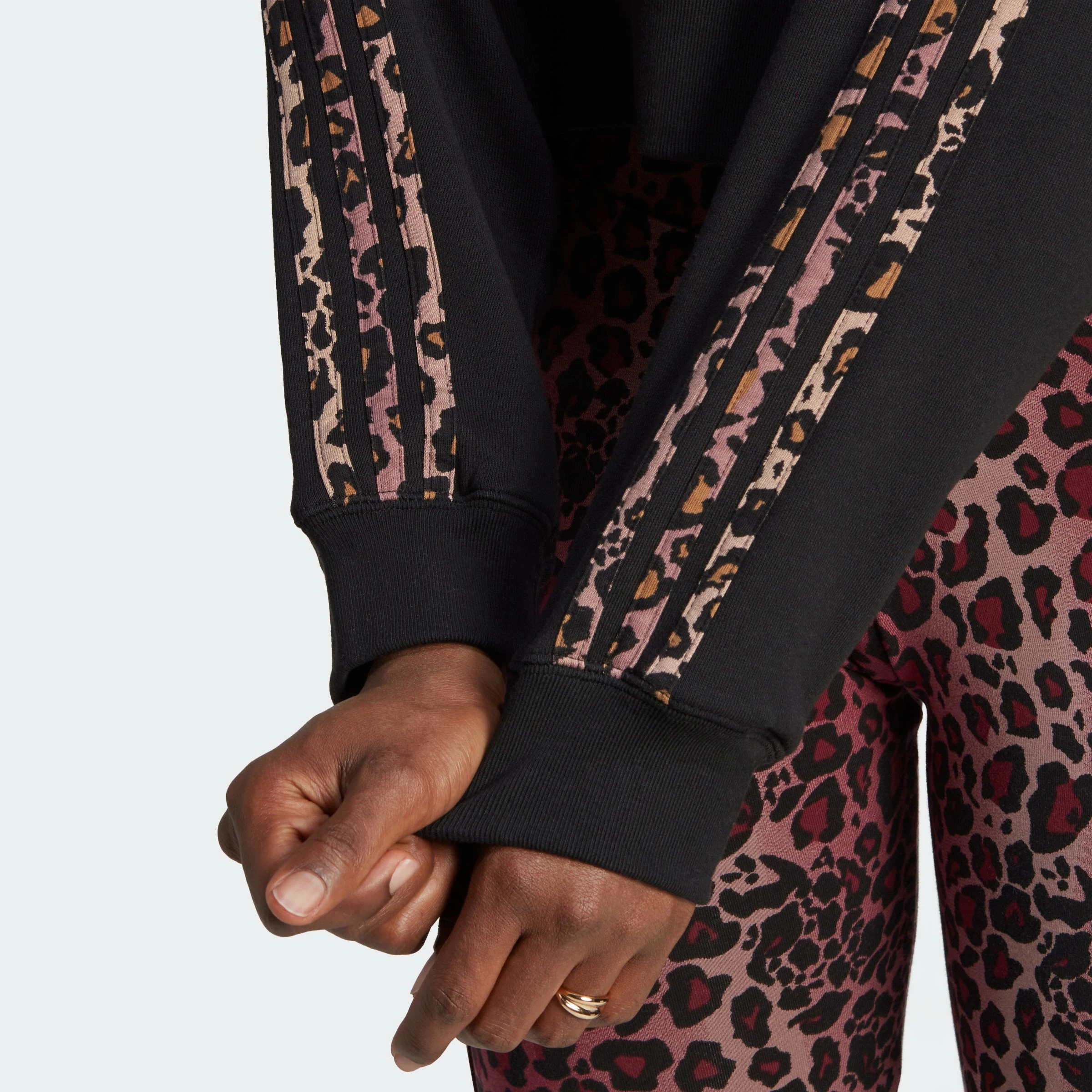 Women's Adidas Originals Hoodie Logo Black BLACK 9 Women's Adidas Originals Hoodie Logo Black BLACK - Image 7