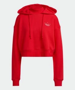 Women's Adidas Originals Hoodie Vivid Red RED