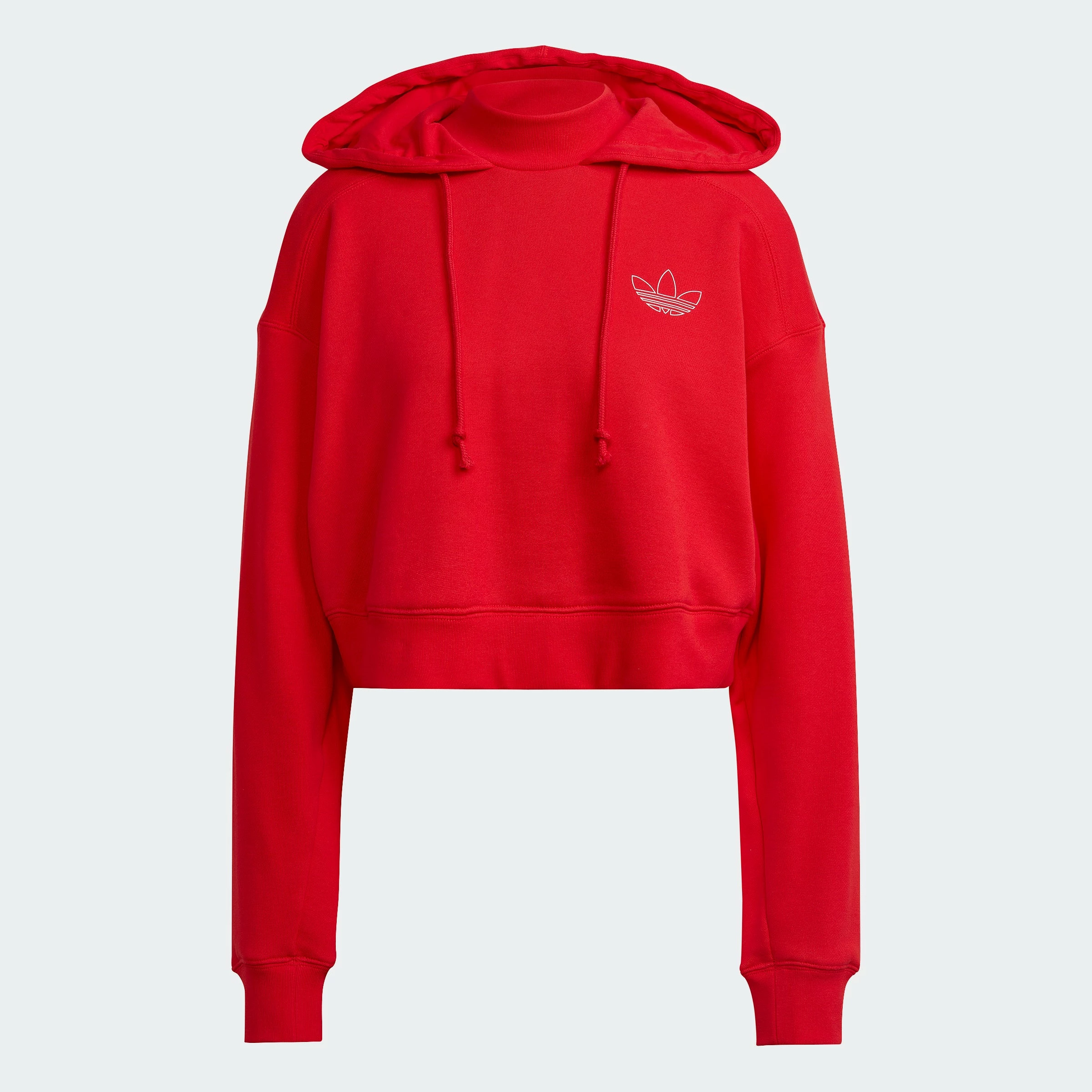 Women's Adidas Originals Hoodie Vivid Red RED 3 Women's Adidas Originals Hoodie Vivid Red RED