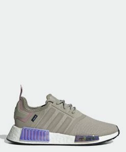 Women's Adidas Originals NMD_R1 Shoes Feather Grey GRAY