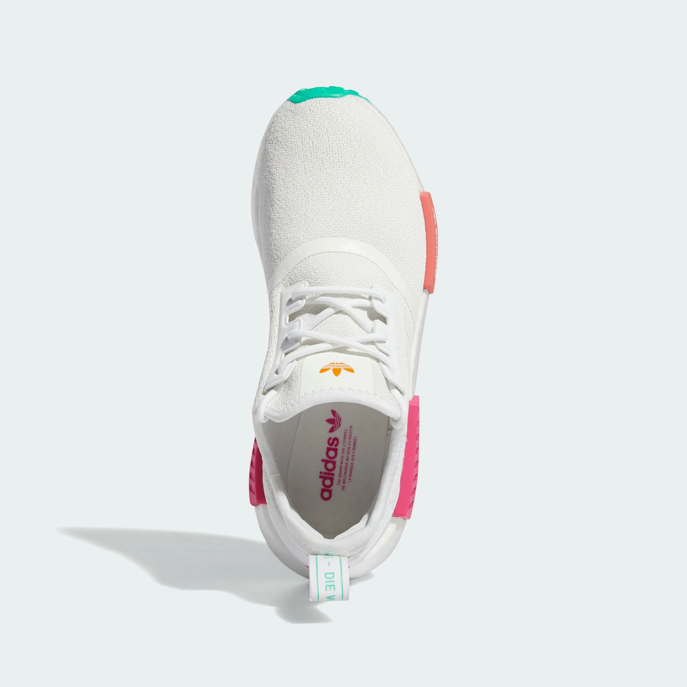 Women's Adidas Originals NMD_R1 Shoes White WHITE 4 Women's Adidas Originals NMD_R1 Shoes White WHITE - Image 2