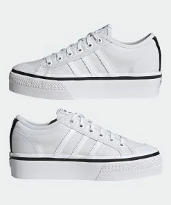 Women's Adidas Originals Nizza Platform Shoes Cloud White WHITE 21 Women's Adidas Originals Nizza Platform Shoes Cloud White WHITE -Women Shop Women sadidasOriginalsNizzaPlatformShoesCloudWhiteGW3870 10