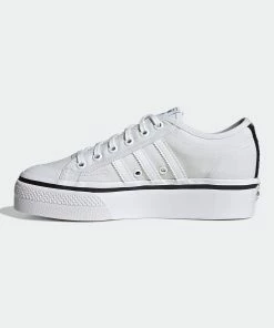 Women's Adidas Originals Nizza Platform Shoes Cloud White WHITE 18 Women's Adidas Originals Nizza Platform Shoes Cloud White WHITE -Women Shop Women sadidasOriginalsNizzaPlatformShoesCloudWhiteGW3870 5