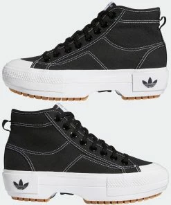 Women's Adidas Originals Nizza Trek Shoes Black BLACK 21 Women's Adidas Originals Nizza Trek Shoes Black BLACK -Women Shop Women sadidasOriginalsNizzaTrekShoesBlackGZ8857 10