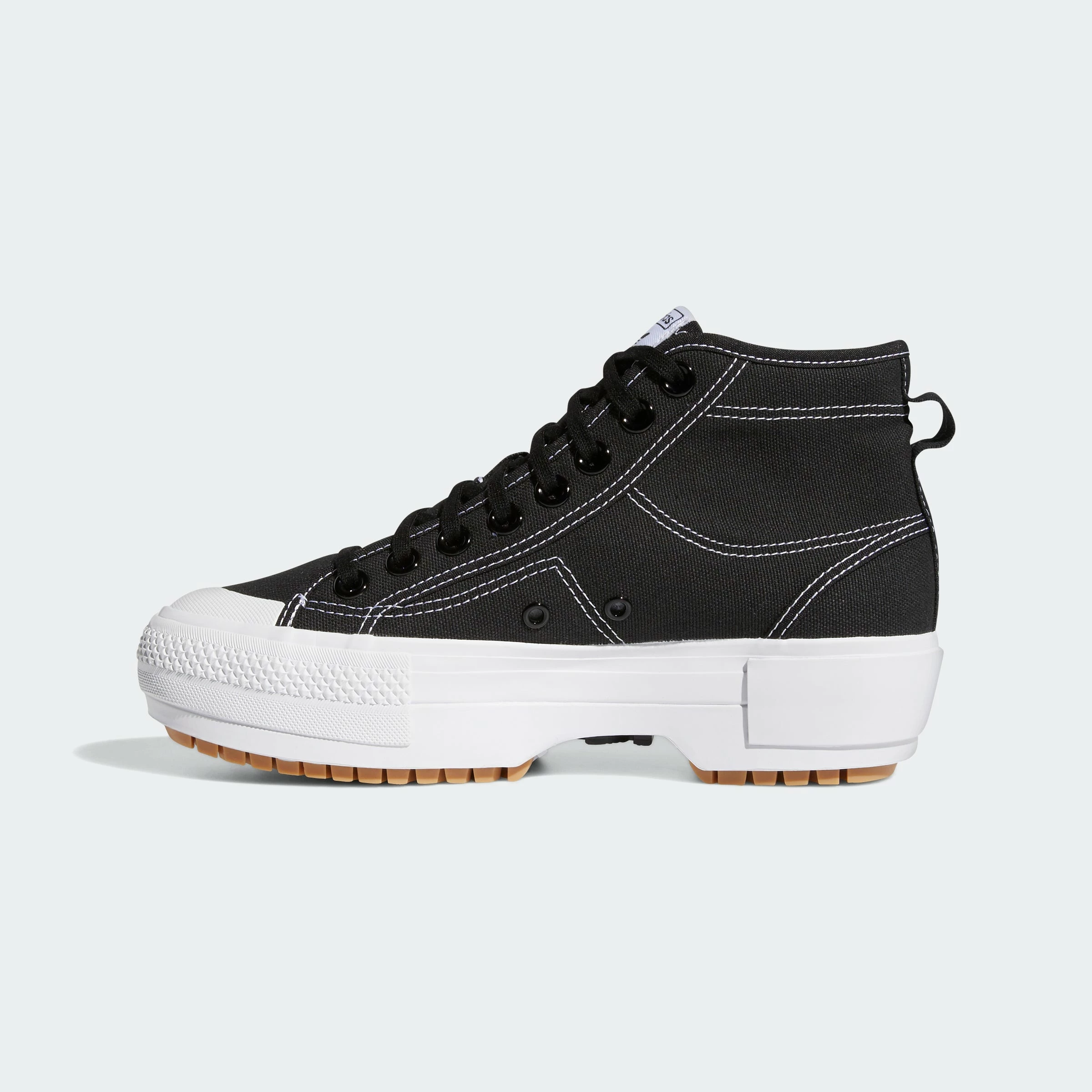 Women's Adidas Originals Nizza Trek Shoes Black BLACK 9 Women's Adidas Originals Nizza Trek Shoes Black BLACK - Image 7