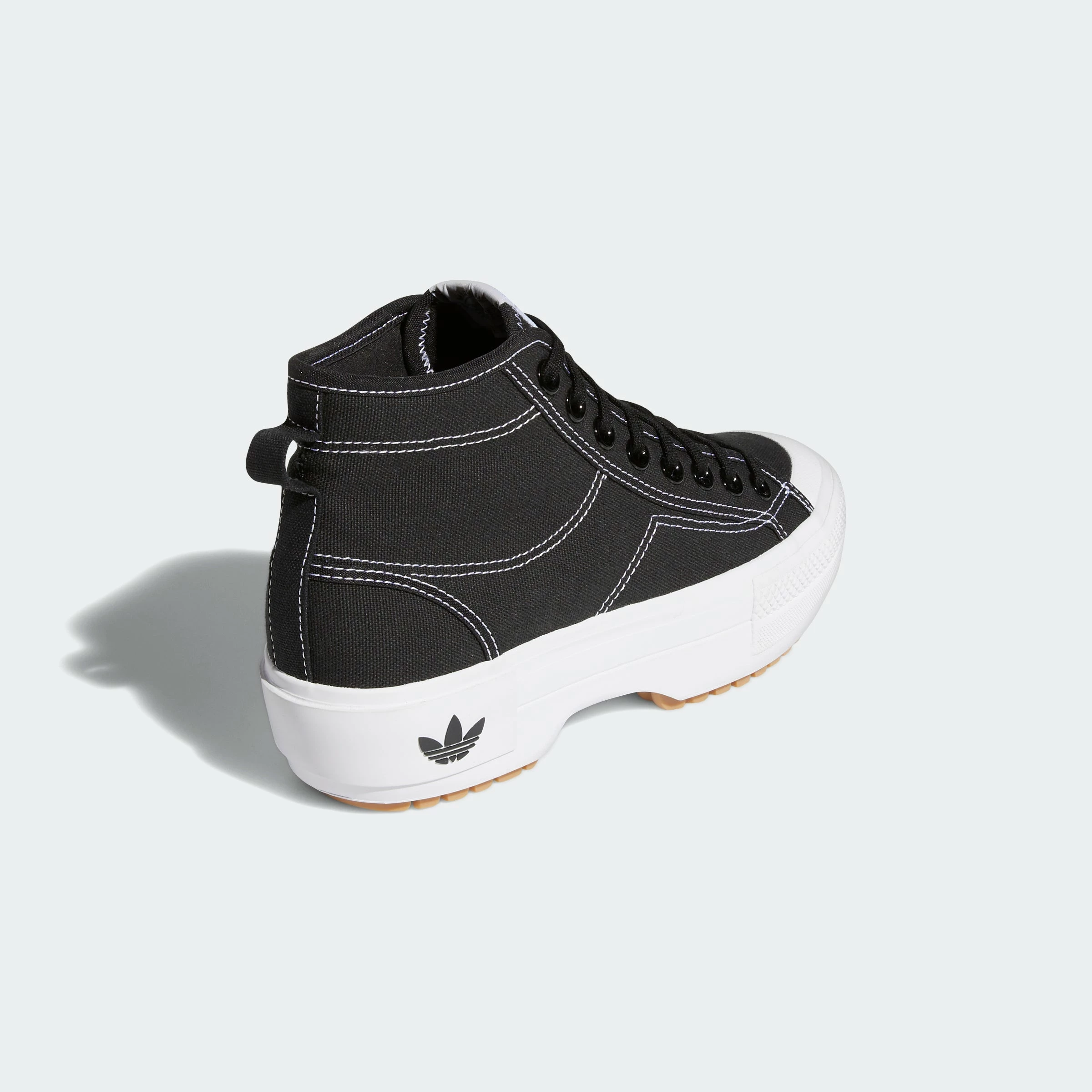 Women's Adidas Originals Nizza Trek Shoes Black BLACK 7 Women's Adidas Originals Nizza Trek Shoes Black BLACK - Image 5