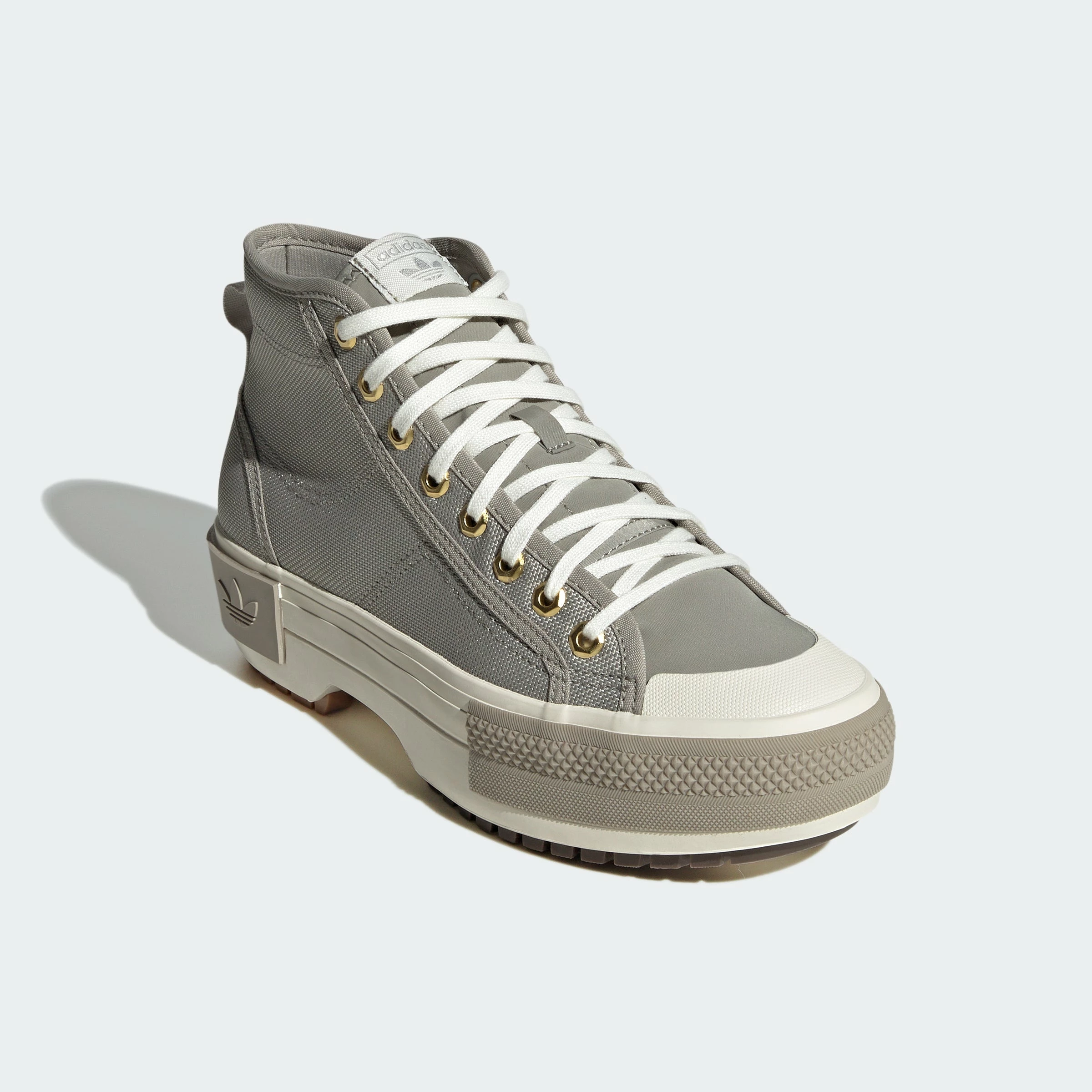 Women's Adidas Originals Nizza Trek Shoes Grey GRAY 6 Women's Adidas Originals Nizza Trek Shoes Grey GRAY - Image 4