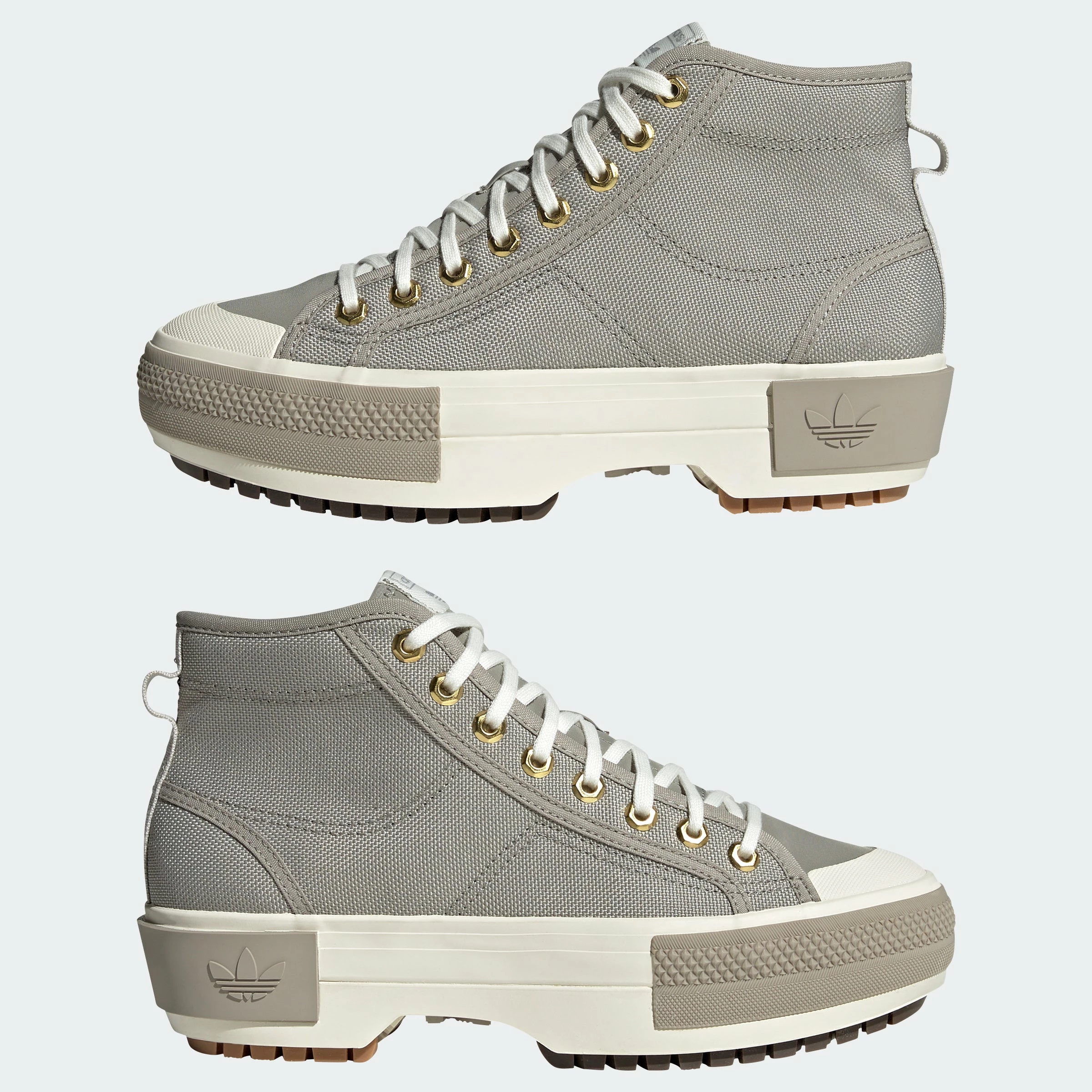 Women's Adidas Originals Nizza Trek Shoes Grey GRAY 12 Women's Adidas Originals Nizza Trek Shoes Grey GRAY - Image 10