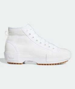 Women's Adidas Originals Nizza Trek Shoes White WHITE 17 Women's Adidas Originals Nizza Trek Shoes White WHITE -Women Shop Women sadidasOriginalsNizzaTrekShoesWhiteGZ8858 1