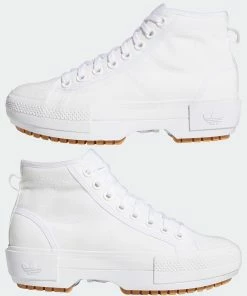 Women's Adidas Originals Nizza Trek Shoes White WHITE 21 Women's Adidas Originals Nizza Trek Shoes White WHITE -Women Shop Women sadidasOriginalsNizzaTrekShoesWhiteGZ8858 10