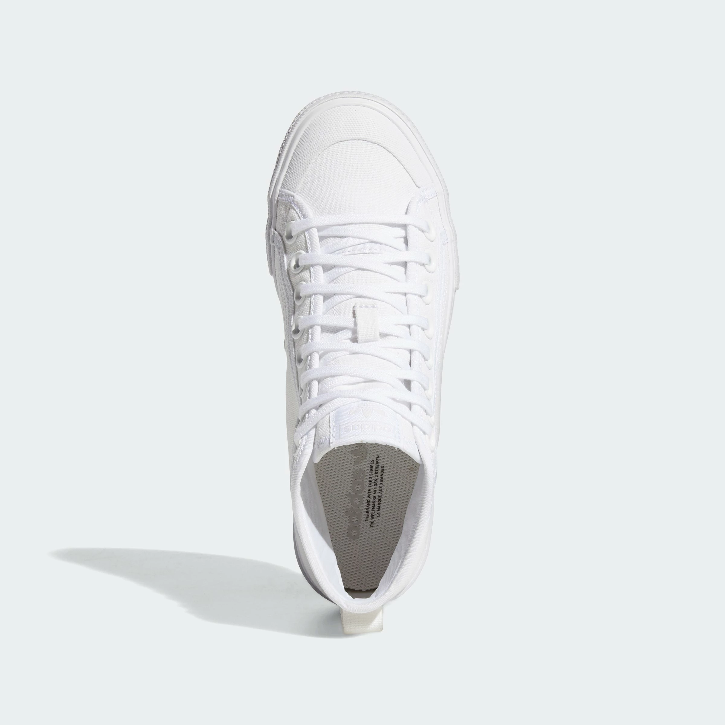 Women's Adidas Originals Nizza Trek Shoes White WHITE 4 Women's Adidas Originals Nizza Trek Shoes White WHITE - Image 2