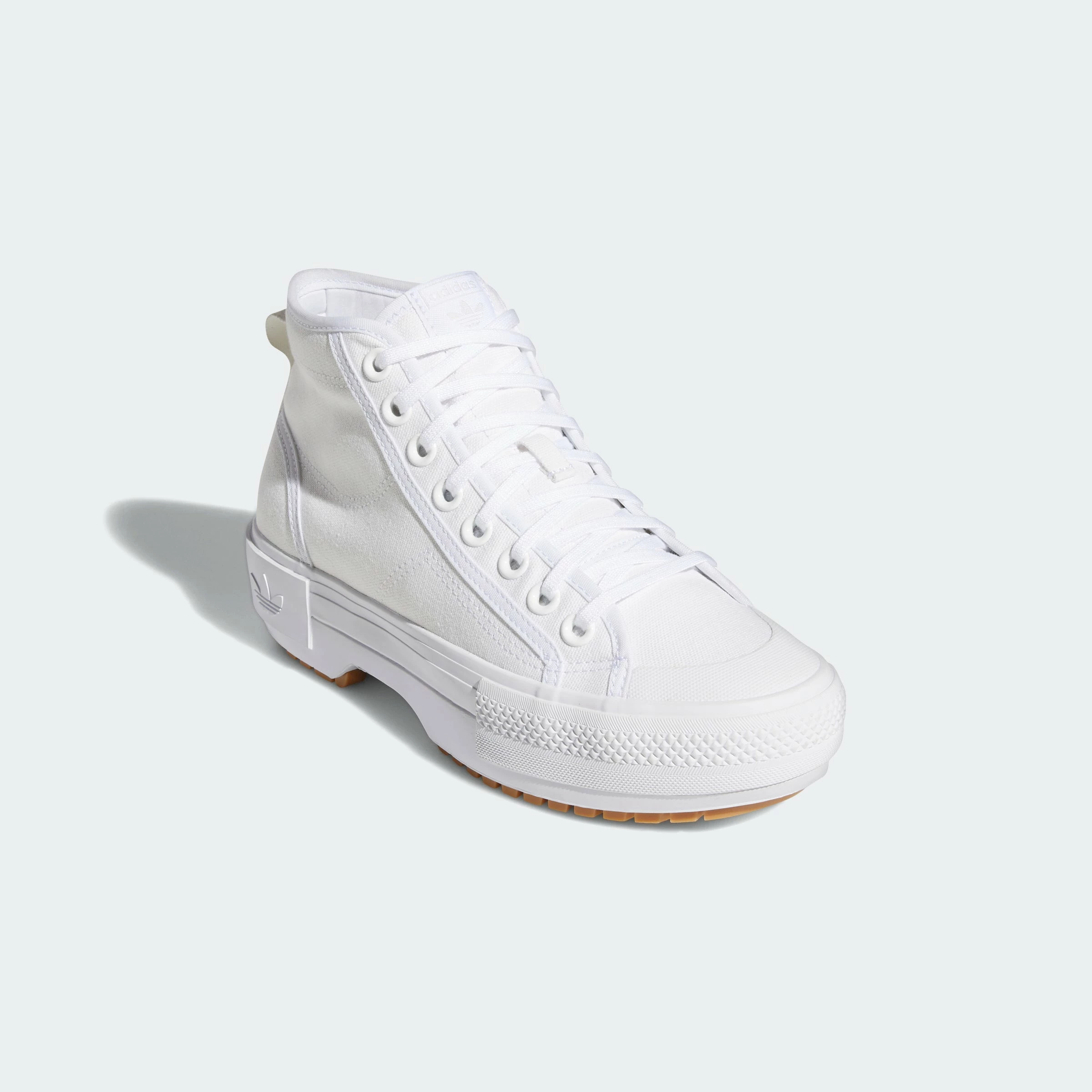 Women's Adidas Originals Nizza Trek Shoes White WHITE 6 Women's Adidas Originals Nizza Trek Shoes White WHITE - Image 4
