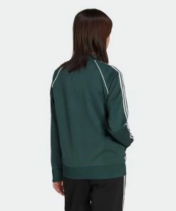 Women's Adidas Originals Primeblue SST Track Jacket Mineral Green GREEN -Women Shop Women sadidasOriginalsPrimeblueSSTTrackJacketMineralGreenHN5890 4