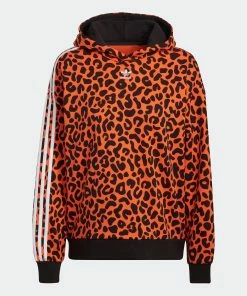Women's Adidas Originals Rich Mnisi Hoodie ORANGE