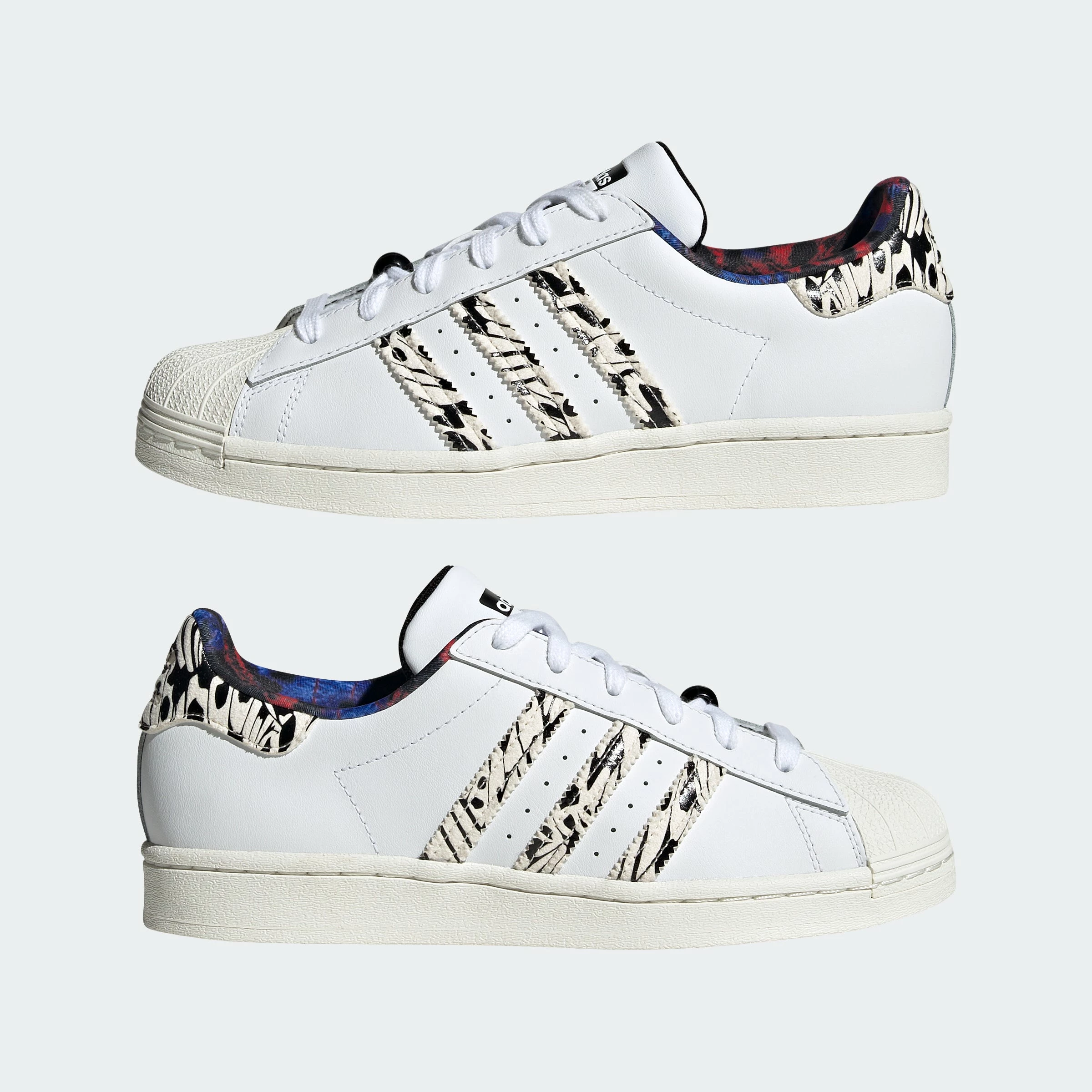 Women's Adidas Originals Superstar Shoes White Butterfly WHITE 12 Women's Adidas Originals Superstar Shoes White Butterfly WHITE - Image 10