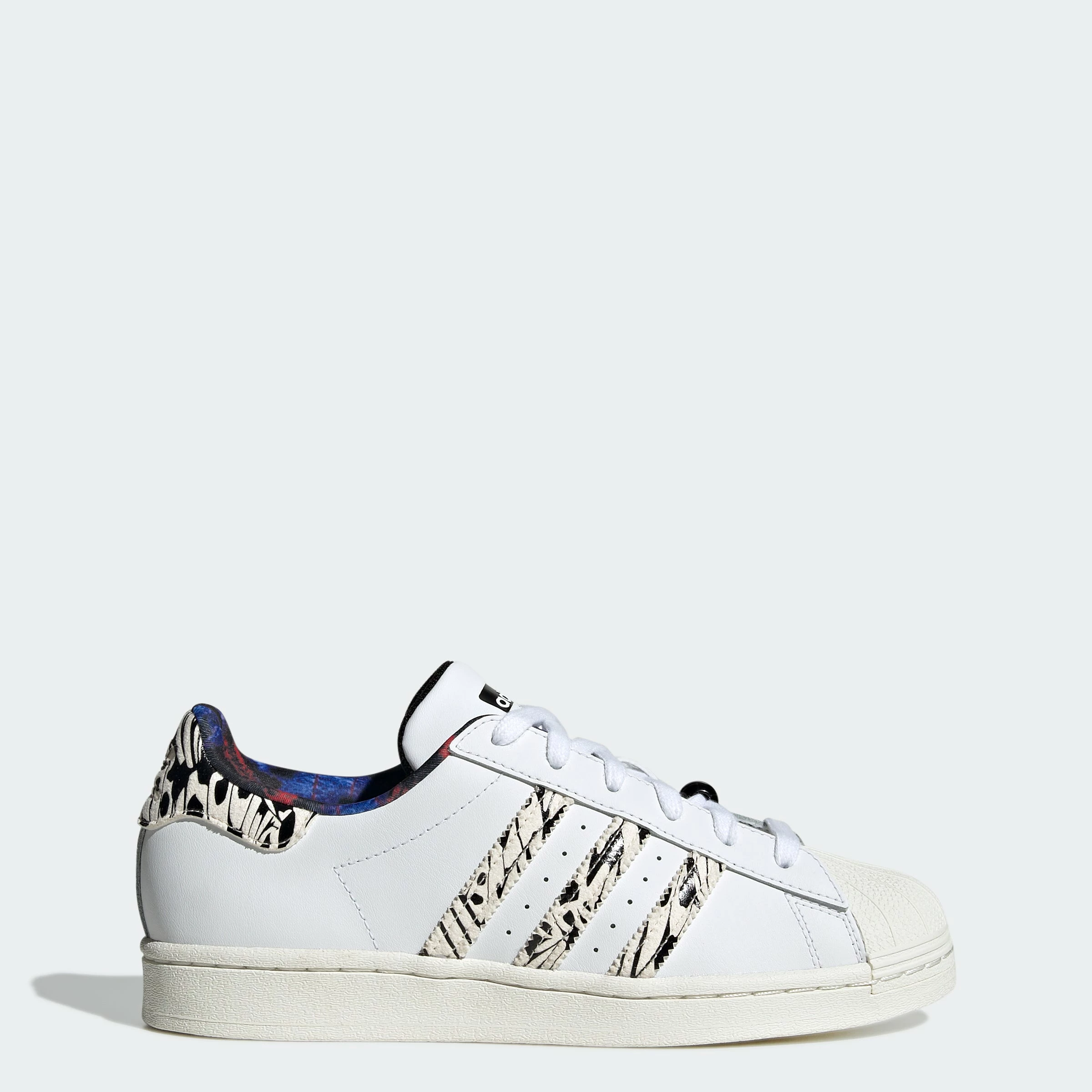 Women's Adidas Originals Superstar Shoes White Butterfly WHITE 3 Women's Adidas Originals Superstar Shoes White Butterfly WHITE