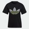 Women's Adidas Originals Tee With Trefoil Application Black BLACK -Women Shop Women sadidasOriginalsTeeWithTrefoilApplicationBlackHB9435 10