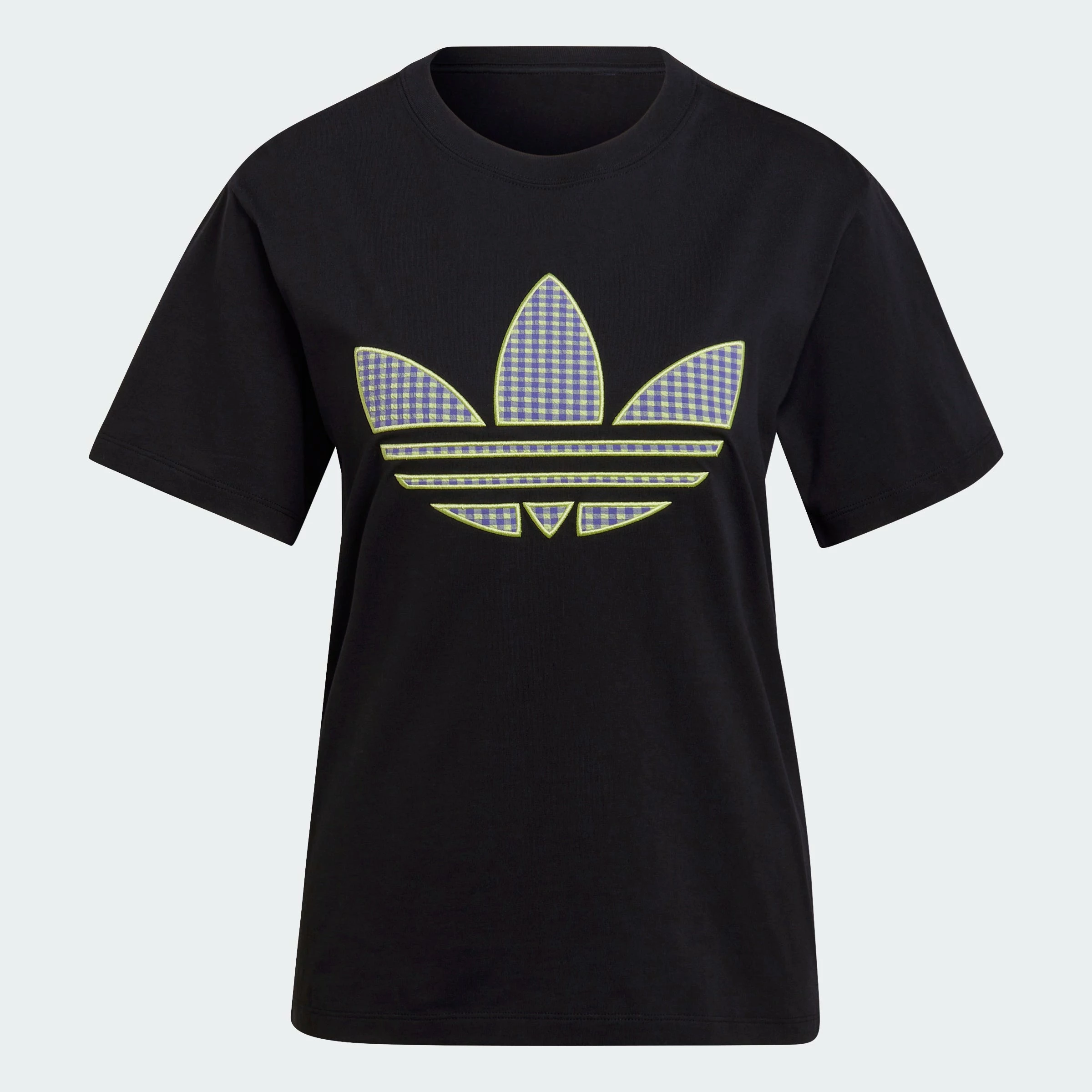 Women's Adidas Originals Tee With Trefoil Application Black BLACK 3 Women's Adidas Originals Tee With Trefoil Application Black BLACK