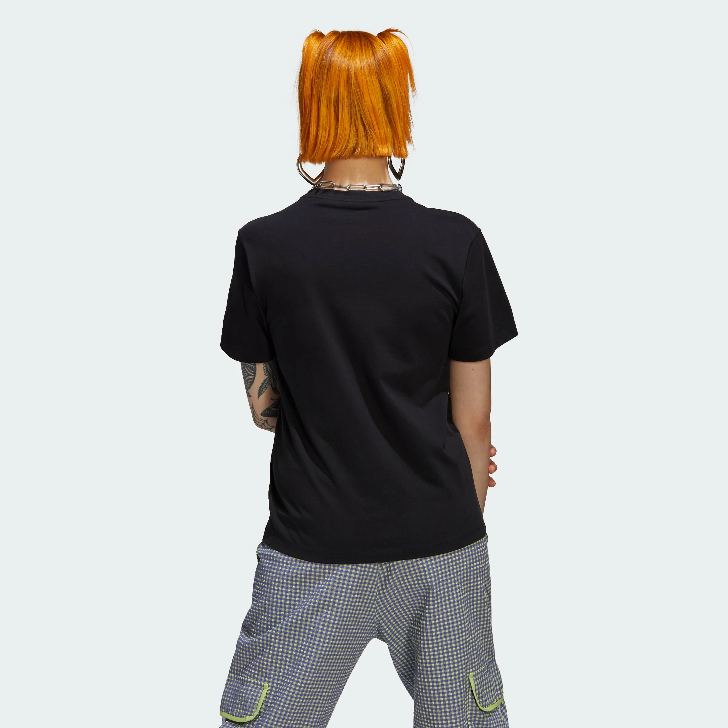 Women's Adidas Originals Tee With Trefoil Application Black BLACK 5 Women's Adidas Originals Tee With Trefoil Application Black BLACK - Image 3