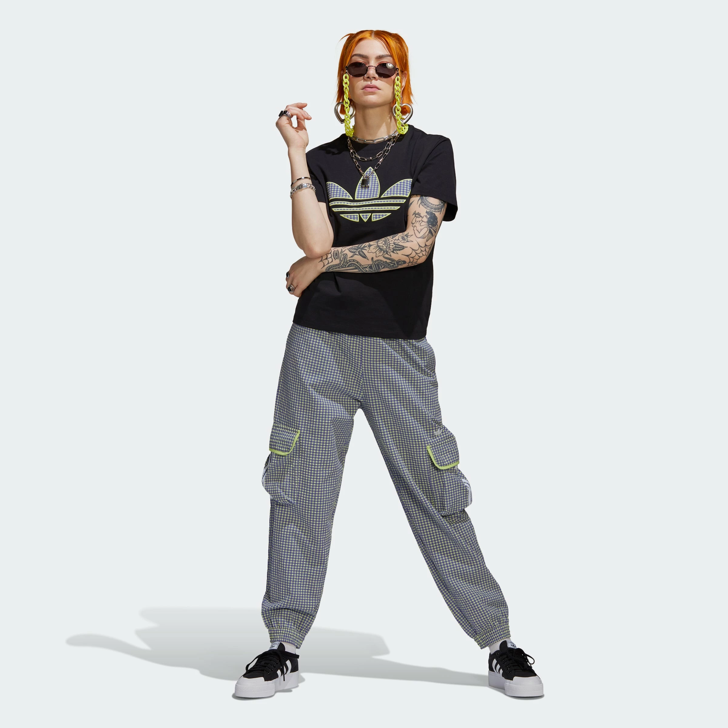 Women's Adidas Originals Tee With Trefoil Application Black BLACK 8 Women's Adidas Originals Tee With Trefoil Application Black BLACK - Image 6