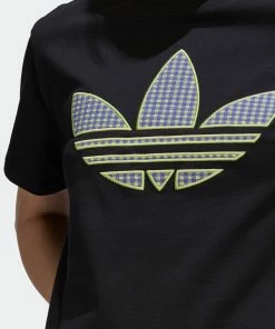 Women's Adidas Originals Tee With Trefoil Application Black BLACK 20 Women's Adidas Originals Tee With Trefoil Application Black BLACK -Women Shop Women sadidasOriginalsTeeWithTrefoilApplicationBlackHB9435 7