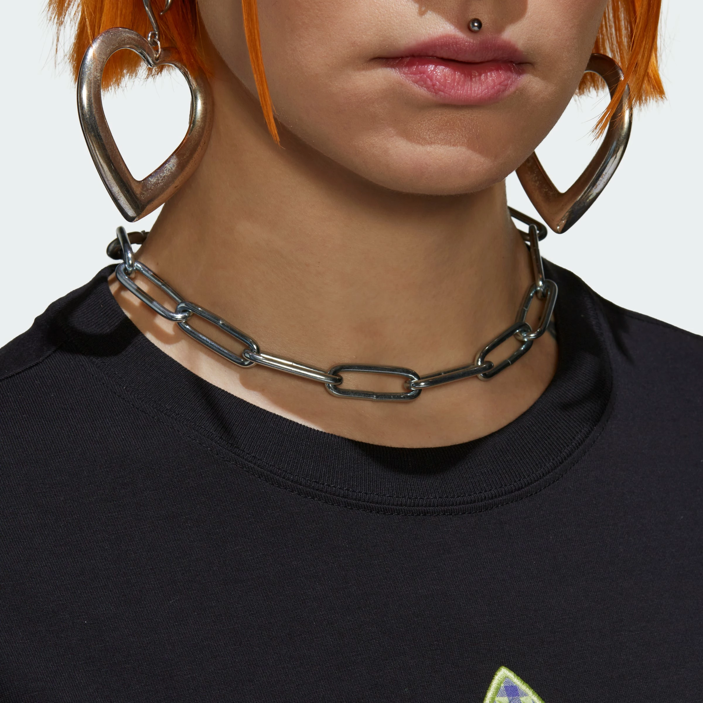 Women's Adidas Originals Tee With Trefoil Application Black BLACK 10 Women's Adidas Originals Tee With Trefoil Application Black BLACK - Image 8