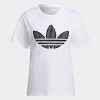 Women's Adidas Originals Tee With Trefoil Application White WHITE 1 Women's Adidas Originals Tee With Trefoil Application White WHITE -Women Shop Women sadidasOriginalsTeeWithTrefoilApplicationWhiteHB9436 2