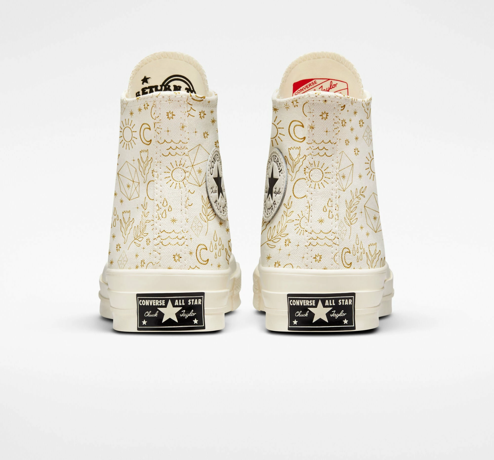 Women's Converse Chuck 70 Golden Elements Shoes GOLD 7 Women's Converse Chuck 70 Golden Elements Shoes GOLD - Image 5