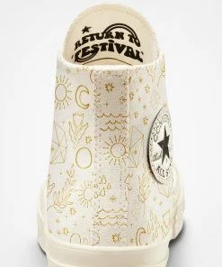 Women's Converse Chuck 70 Golden Elements Shoes GOLD 13 Women's Converse Chuck 70 Golden Elements Shoes GOLD -Women Shop converseChuck70GoldenElements a02207c 6