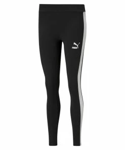Women's PUMA Iconic T7 Leggings Black BLACK